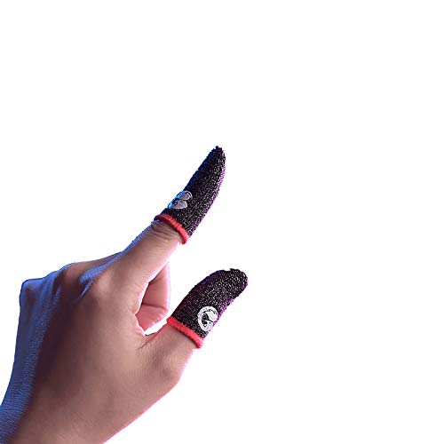LICHIFIT Gaming Finger Sleeve Touch Screen Guanti Dito Copertura Antiscivolo per Gioco Mobile