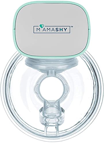MamaShy Tiralatte elettrico ultima generazione portatile innovativo per neonati con serbatoio in morbido silicone. Ricaricabile tramite USB. ALL SIZE (13-15-17-19-21-24-27 mm)