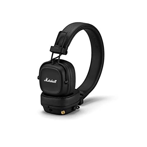 Marshall Major IV Bluetooth Cuffie On-Ear Bluetooth Pieghevole, Auricolari, Wireless, 20 ore riproduzione, Nero