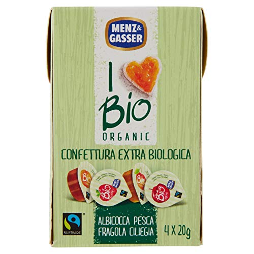 Menz & Gasser Bio Confettura Extra Monodose Assortita 80 g...