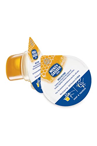 Menz&Gasser Miele di Fiori Snap&Squeeze, Miele Monodose, 100 Porzioni x 20 g