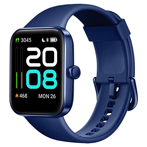 Merisny Smartwatch, Fitness Tracker con 5ATM impermeabile, 14 modalità sportive, Full Touch Screen Fitness Watch con monitoraggio della frequenza cardiaca