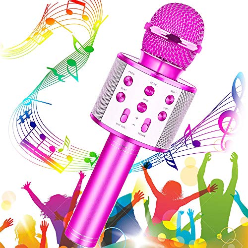 Microfono Karaoke Bluetooth, Buty 4 in 1 Wireless Bambini Karaoke, ...