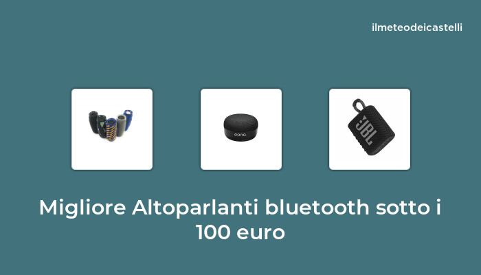 45 Migliore Altoparlanti Bluetooth Sotto I 100 Euro nel 2024 secondo 864 utenti