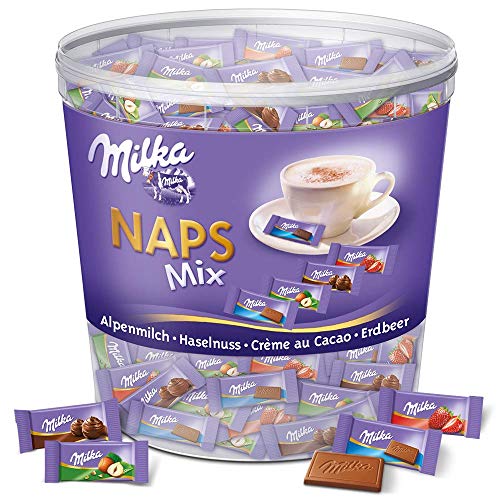 Milka Naps Mix Cioccolato 207-Pezzi, 1000 g...