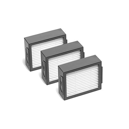 Mirtux - Confezione di 3 filtri compatibili con Roomba E5   i7, Set di filtri di ricambio per E5, E6, i7, i7+ Plus, Ricambio con tre filtri