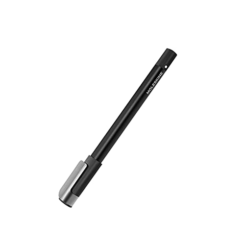 Moleskine Pen+ Ellipse Penna Compatibile con Moleskine+ Paper Tablet e Smart Diary (non incluse), Comprende un Volant XS Start Journal, Nero