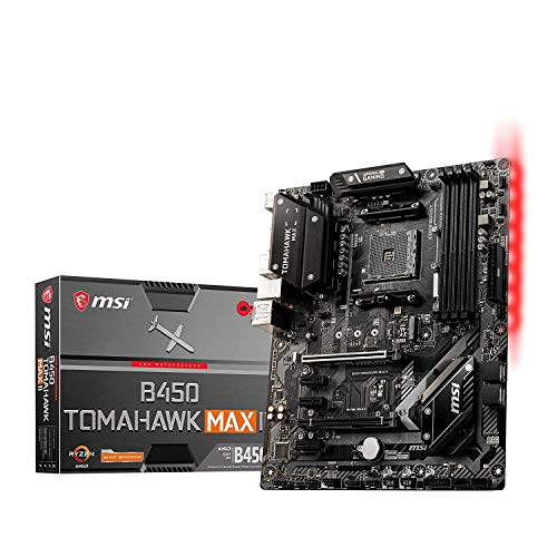 MSI B450 Tomahawk MAX II AMD AM4 DDR4 m.2 USB 3.2 Gen 2 HDMI ATX Ga...