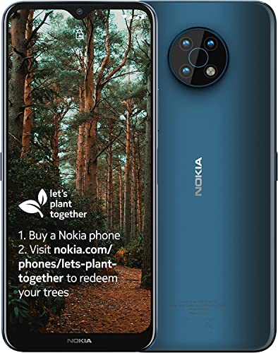 Nokia G50 - Smartphone 5G con display HD+ da 6,82″, Android 11, 4 GB di RAM 128 GB di ROM, batteria da 5000 mAh, tripla fotocamera da 48 MP, compatibilità con la ricarica rapida da 18W - Nordic Blue
