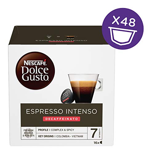 Nescafé Dolce Gusto Espresso Intenso Decaffeinato Caffè Espresso ...