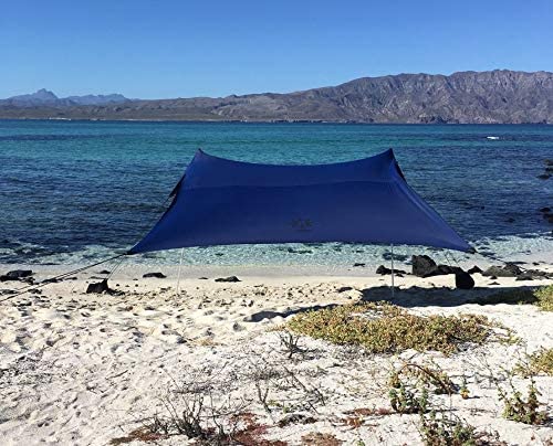 Neso Tenda da Spiaggia Tents con Ancoraggio a Sabbia, Parasole Port...