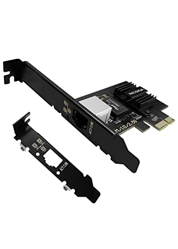 NICGIGA 2.5GBase-T PCIe adattatore di rete, Realtek RTL8125B 2.5Gbp...