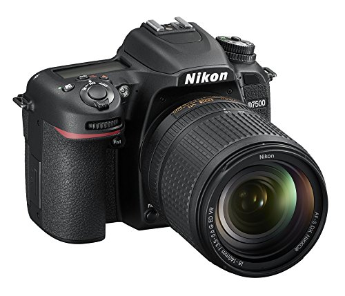 Nikon D7500 Fotocamera Reflex Digitale con Obiettivo AF-S DX NIKKOR 18-140mm f 3.5-5.6G ED VR, 20,9 Megapixel, Wi-Fi, Bluetooth, SD 8GB 300x Premium Lexar, Nero [Nital card: 4 Anni di Garanzia]
