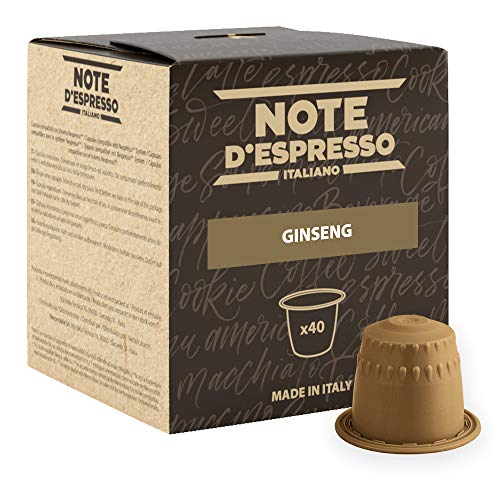 Note D Espresso, Ginseng, Capsule Compatibili Soltanto con sistema NESPRESSO*, 40 caps