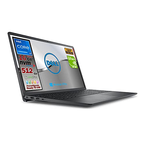 Notebook Dell, Cpu Intel i7 di 11 Gen. 4 core fino a 4,7 GHz, Displ...