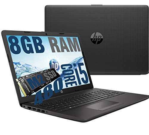 Notebook HP i5 250 G7 Portatile Display Full HD da 15.6  Cpu Intel Quad core i5-1035G7 1,6Ghz a 3,7Ghz  Ram 8Gb DDR4  SSD M2 512GB  VGA INTEL UHD  Hdmi Dvd Rw Wifi Bluetooth  Windows 10 pro