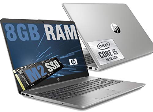 Notebook HP i5 250 G8 Silver Portatile Full HD 15.6  Cpu Intel Quad core i5-1035G1 10Th Gen 3,6Ghz  Ram 8Gb DDR4  SSD M2 256GB  graphic Intel UHD  Hdmi RJ-45 Wifi Bluetooth  Windows 10 64Bit
