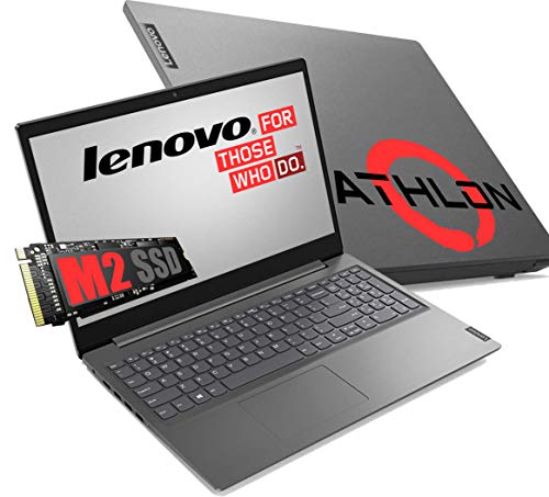 Notebook Lenovo Grey ideapad 3 Display Hd Led da 15,6  Ram 4 Gb DDR4 SSD M.2 PCi da 256Gb cpu Amd Athlon fino a 2,6 Ghz  web cam 3usb hdmi bt Windows 10 Pro   Open Office  Dad Smart Working