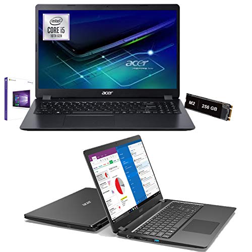 Notebook Pc Acer portatile Intel Core i5-1035G1 3.6 Ghz 10Gen. Display 15,6  Full Hd 1920x1080,Ram 8Gb Ddr4,Ssd Nvme 256 Gb M2,Hdmi, USB 3.0,Wifi,Lan,Bluetooth,Webcam,Windows 10 Pro,Antivirus