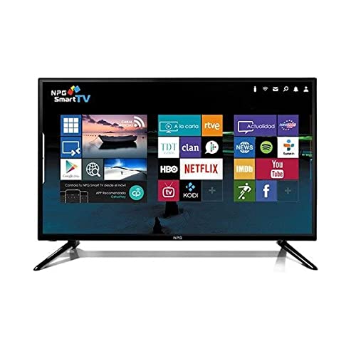 NPG 430L32H 2022-32” HD Smart TV Android 9.0, Bluetooth, Quad Core, WiFi, DVB-T2 C, PVR, Screen Mirroning, Multilenguaje