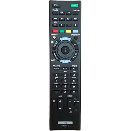 Nuovo telecomando TV di ricambio RM-ED047 per Sony Bravia Telecomando adatto per SONY TV - RM-ED052 RM-ED050 RM-ED053 RM-ED060 RM-ED046 RM-ED044 KDL-65S995A KDL-65W855A RM-YD103 KDL22EX553
