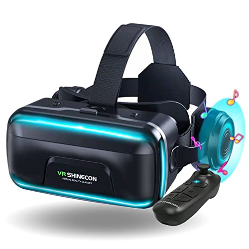 Occhiali VR, Occhiali Realtà Virtuale per cellulari con Bluetooth ...