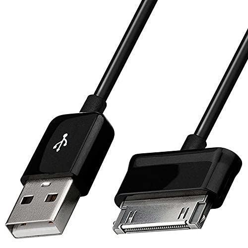OcioDual Cavo Dati USB Carica Ricarica Charge Cable Nero per Samsung Galaxy TAB 2 10,1   P5100 P5110 Nero