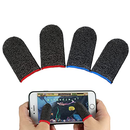 Olakin Finger Sleeve per Giochi [4 Pezzi ], Mobile Game Finger Slee...