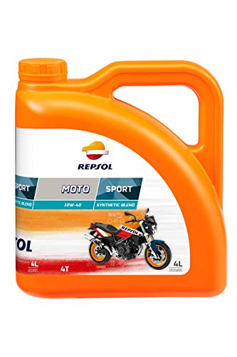 Olio Repsol Moto Sport 4T 10 W40, 3.6 kg, 4L...