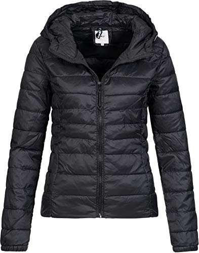 ONLY Short Quilted Jacket Giacca, Black, L Donna