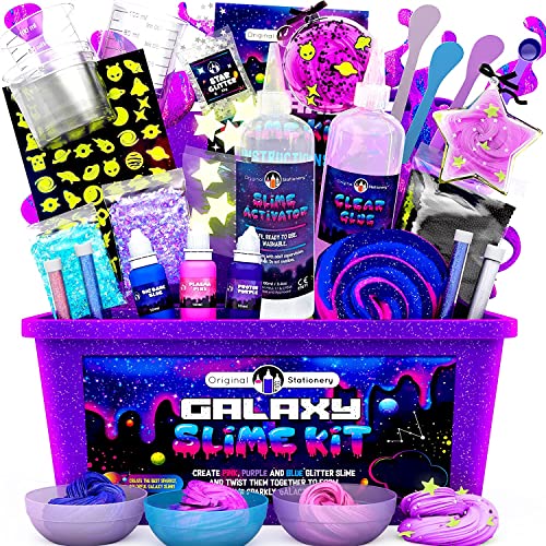 Original Stationery Kit Galaxy Slime per Bambini Galaxy Slime Kit c...