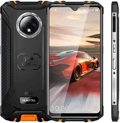 OUKITEL WP8 PRO（2022）Rugged Smartphone Android 10 6.49   Pollici Telefono Indistruttibile Dual Sim 5000mAh Batteria Cellulari Offerte ip68 Octa-core 4GB+64GB GPS NFC Telefoni Arancio
