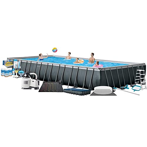 Pacchetto piscina Intex Ultra XTR Frame Rettangolare 975x488x132 cm