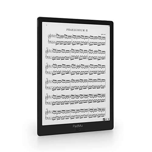 PadMu Lumi2 – Tablet e-ink per Musicisti con App inclusa – Spartito elettronico e-Reader-Writer - Giro pagine con pedale Bluetooth - Utilizzabile in ogni condizione di luminosità