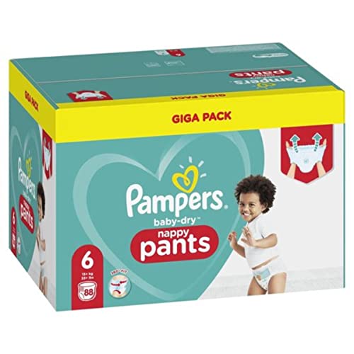 Pampers Baby-Dry 81714244 - Pantaloni per pannolini, colore: Bianco