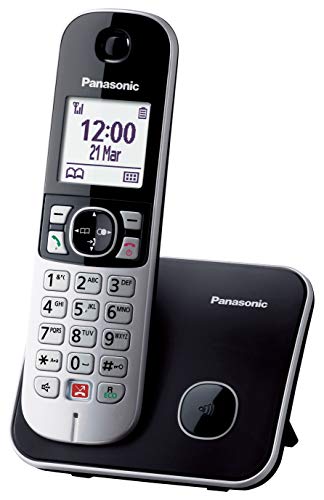 Panasonic KX-TG6851JTB Telefono Cordless DECT, Schermo LCD da 1.8 ,...
