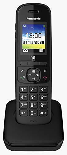 Panasonic KX-TGH710 Telefono Cordless Singolo, Display a Colori, Vi...