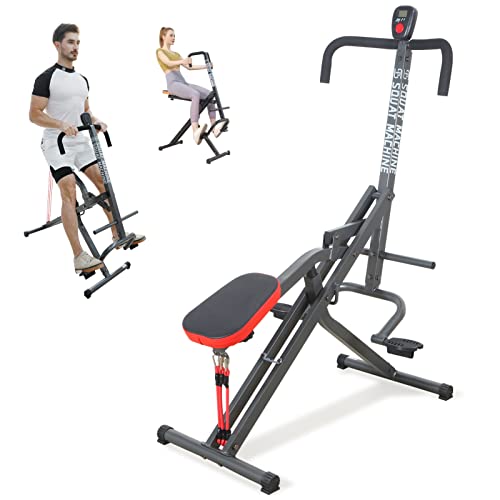 PANSHUN Total Crunch Fitness Equipment Trainer, Body Workout Cardio Fitness Macchina per l allenamento della Forza Palestra e Ab Squat Row Machine PRO