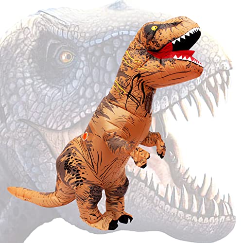 PARAYOYO Adulti Trex Dinosauro Gonfiabile Tyrannosaurus Rex Costumi Specifico Abbigliamento per Adolescenti Accessori per Costumi e Cosplay, Festa di Carnevale