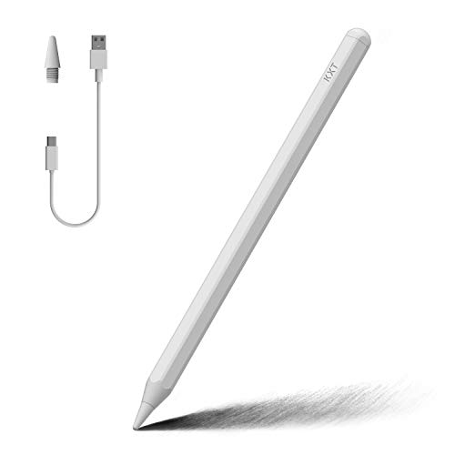 Penna Stilo per Apple iPad (2018-2022),Con Sensibile all inclinazione & Rigetto del palmo & Magnetica Stylus Pencil, Compatibile iPad 6 7 8 9a Generazione Pro 11 12.9 Air 3-4 Mini 5 6,Pen Digitale