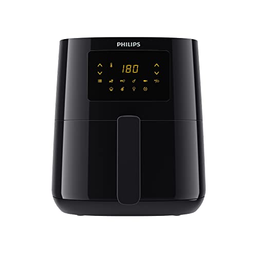 Philips Airfryer Essential - 4,1 L, Friggitrice Senza Olio, Tecnologia Rapid Air, App NutriU, Touchscreen (HD9252 90)