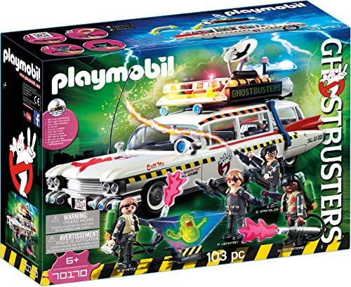 Playmobil Ghostbusters 70170 Ecto-1A con luci e suoni, dai 6 Anni