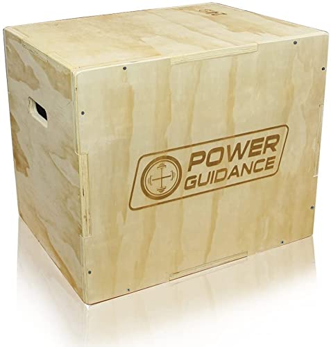 Plyo Jump Box - POWER GUIDANCE - 3 in 1 Pliometrica Saltare scatola...