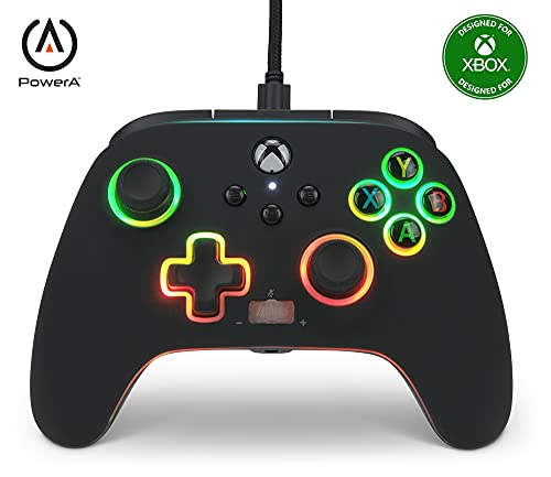 PowerA Spectra Infinity Enhanced Wired Controller For Xbox Series X|S, Gamepad, Wired Video Game Controller, Gaming Controller, Xbox One, Officially Licensed (Xbox Series X)
