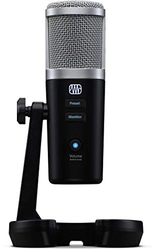 PreSonus Revelator Microfono a condensatore USB con software per podcasting, registrazione, streaming live, con effetti vocali incorporati e mixer loopback per giochi e interviste su Skype e Discord