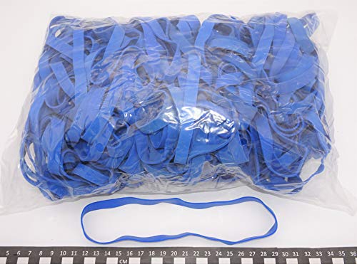 Progom - Elastici di gomma - 200(ø127) mm x 10 mm - blu - borsa 1kg