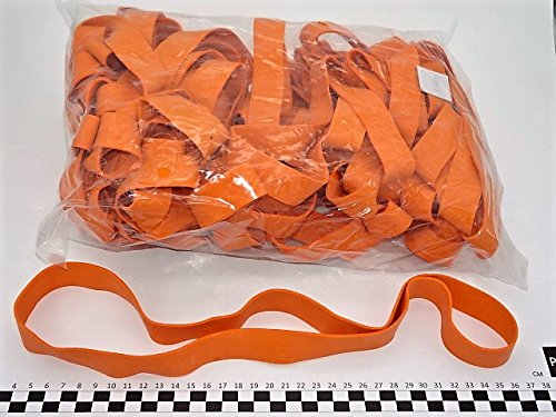 Progom - Elastici di gomma - 400(ø255) mm x 22mm - arancio - borsa 1kg