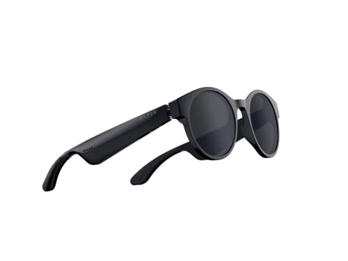 Razer Anzu - Smart Glasses (Occhiali rotondi Luce Blu + Occhiali da sol SM) Occhiali con filtro per la luce blu o occhiali polarizzati audio