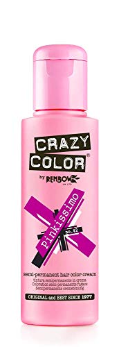 Renbow Crazy Color Crema Colorante Vegetale per Capelli , Pinkissimo - 100 ml, no.42