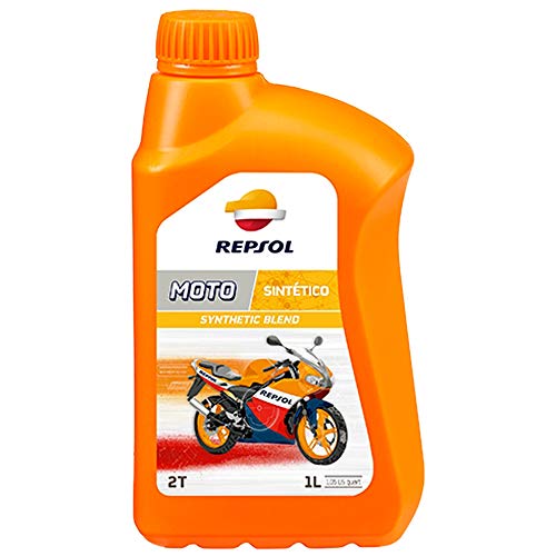 Repsol, Olio per motore Moto Sintetico 2T, 1 litro...